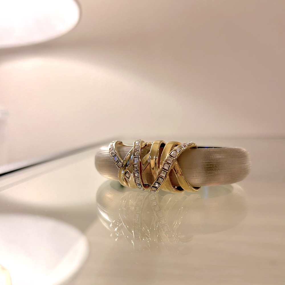 Elegant Gold and Silver Women's Bracelet